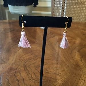 New Baby Pink Tassel Earings